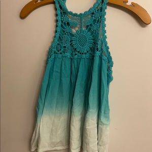 Hollister flowered halter top